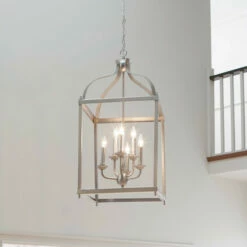 Cheap 😍 Kichler Lighting Larkin Collection 6-light Brushed Nickel Foyer Chandelier 😉 -Kichler Lighting Shop unnamed file 1921
