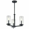 Budget 🛒 Kichler Lighting Crosby 3-Light Semi Flush Chandelier Black 😀 -Kichler Lighting Shop unnamed file 1923