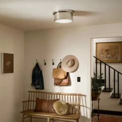 Best deal ❤️ Kichler Lighting Serca 14.25 In. 2-Light Polished Nickel Flush Mount Light 🔔 -Kichler Lighting Shop unnamed file 1937