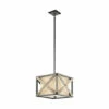 Budget 🌟 Kichler Lighting Cahoon Collection 1-light Anvil Iron Pendant/Semi-Flush Mount 👏 -Kichler Lighting Shop unnamed file 1954