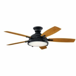 Cheapest 👏 Kichler Lighting Hatteras Bay 52-inch LED Ceiling Fan Distressed Black 🤩 -Kichler Lighting Shop unnamed file 1960