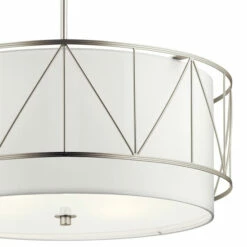 Hot Sale 😍 Kichler Lighting Birkleigh 4-Light Pendant Satin Nickel 😉 -Kichler Lighting Shop unnamed file 1970