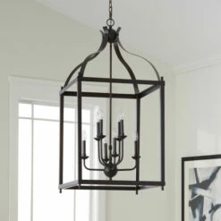 Top 10 🤩 Kichler Lighting Larkin Collection 8-light Olde Bronze Foyer Chandelier ✔️
