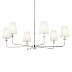 Outlet 👍 Kichler Lighting Pallas 6-Light Polished Nickel Chandelier - 32.25 In 👍 -Kichler Lighting Shop unnamed file 2004