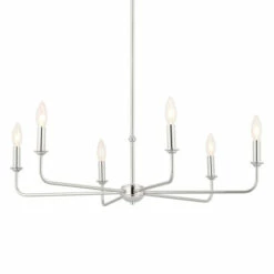 Outlet 👍 Kichler Lighting Pallas 6-Light Polished Nickel Chandelier - 32.25 In 👍 -Kichler Lighting Shop unnamed file 2006