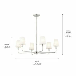 Outlet 👍 Kichler Lighting Pallas 6-Light Polished Nickel Chandelier - 32.25 In 👍 -Kichler Lighting Shop unnamed file 2007