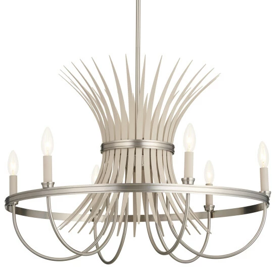 Top 10 π€© Kichler Lighting Baile 29 Inch 6-Light Chandelier Greige And Brushed Nickel π 4 Top 10 π€© Kichler Lighting Baile 29 Inch 6-Light Chandelier Greige And Brushed Nickel π - Image 2