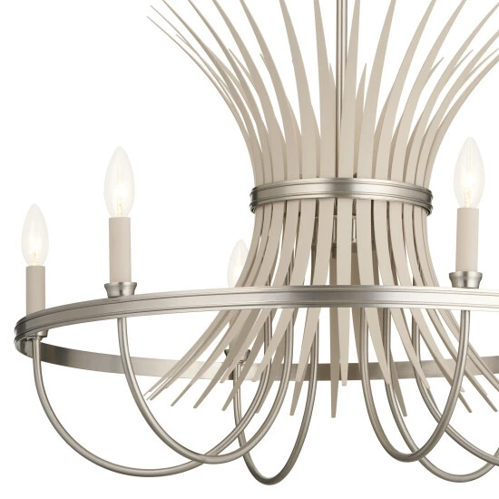 Top 10 π€© Kichler Lighting Baile 29 Inch 6-Light Chandelier Greige And Brushed Nickel π 5 Top 10 π€© Kichler Lighting Baile 29 Inch 6-Light Chandelier Greige And Brushed Nickel π - Image 3