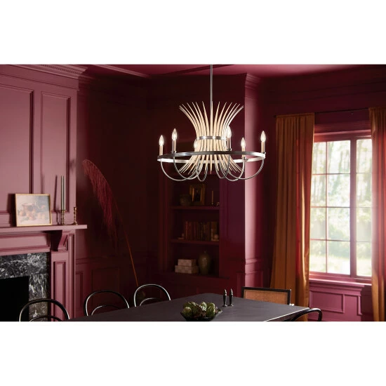 Top 10 π€© Kichler Lighting Baile 29 Inch 6-Light Chandelier Greige And Brushed Nickel π 7 Top 10 π€© Kichler Lighting Baile 29 Inch 6-Light Chandelier Greige And Brushed Nickel π - Image 5