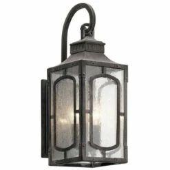 Budget π― Kichler Lighting Bay Village Collection 2-light Weathered Zinc Outdoor Wall Lantern π
