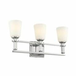 Brand new 🌟 Kichler Lighting Rosalind 23.75 In. 3-Light Polished Nickel Vanity Light 🌟