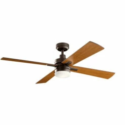 Deals β€οΈ Kichler Lighting Lija Collection 52-inch LED Fan Satin Natural Bronze π₯