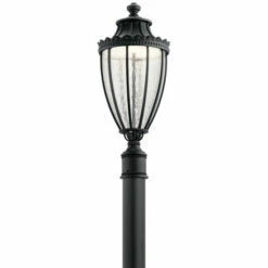 Coupon 🎉 Kichler Lighting Wakefield Collection 1-light Textured Black LED Outdoor Post Mount ✔️