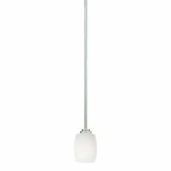 Promo 🤩 Kichler Lighting Eileen Collection 1-light Brushed Nickel Mini Pendant 🌟