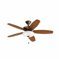 New 😀 Kichler Lighting Kichler Renew Select 52 Inch LED Ceiling Fan Oil Brushed Bronze With Reversible Blades ✨