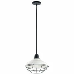 Wholesale 🧨 Kichler Lighting Kichler Pier 1-light Outdoor Pendant/Semi-Flush Mount White 😀 -Kichler Lighting Shop unnamed file 2182