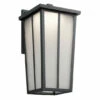Buy 💯 Kichler Lighting Amber Valley Collection 1-light Textured Black Outdoor LED Wall Lantern ⌛