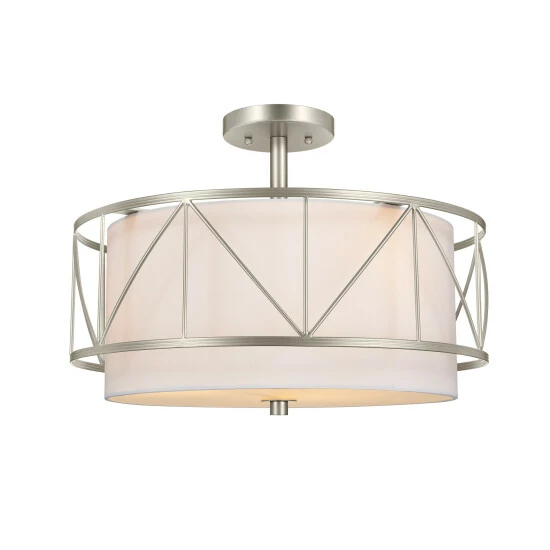 Best reviews of π Kichler Lighting Birkleigh 18 In. 3-Light Satin Nickel Convertible Pendant Hanging Light/Semi Flush π― 4 Best reviews of π Kichler Lighting Birkleigh 18 In. 3-Light Satin Nickel Convertible Pendant Hanging Light/Semi Flush π― - Image 2