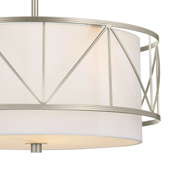 Best reviews of π Kichler Lighting Birkleigh 18 In. 3-Light Satin Nickel Convertible Pendant Hanging Light/Semi Flush π― 5 Best reviews of π Kichler Lighting Birkleigh 18 In. 3-Light Satin Nickel Convertible Pendant Hanging Light/Semi Flush π― - Image 3