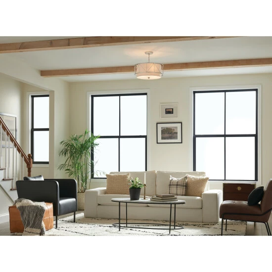 Best reviews of π Kichler Lighting Birkleigh 18 In. 3-Light Satin Nickel Convertible Pendant Hanging Light/Semi Flush π― 6 Best reviews of π Kichler Lighting Birkleigh 18 In. 3-Light Satin Nickel Convertible Pendant Hanging Light/Semi Flush π― - Image 4