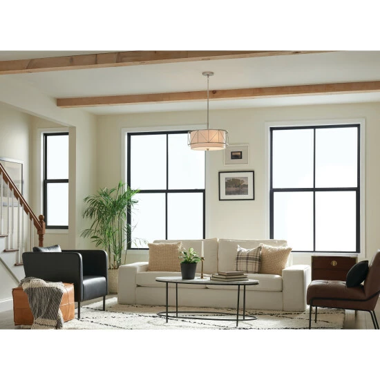 Best reviews of π Kichler Lighting Birkleigh 18 In. 3-Light Satin Nickel Convertible Pendant Hanging Light/Semi Flush π― 8 Best reviews of π Kichler Lighting Birkleigh 18 In. 3-Light Satin Nickel Convertible Pendant Hanging Light/Semi Flush π― - Image 6