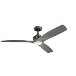 Cheap 🧨 Kichler Lighting Reid 56-inch Ceiling Fan (3-finish Options) Brushed Nickel 🧨