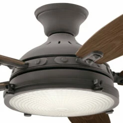 Best Pirce 😍 Kichler Lighting Hatteras Bay 52-inch LED Ceiling Fan Weathered Zinc ⭐ -Kichler Lighting Shop unnamed file 2291
