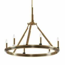 Brand new 💯 Kichler Lighting Kichler Emmala 24 Inch 6 Light Chandelier In Brushed Natural Brass And Black 😍 -Kichler Lighting Shop unnamed file 2297