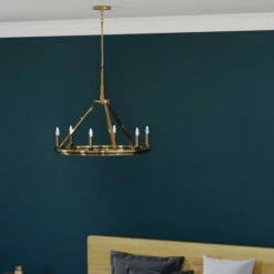 Brand new 💯 Kichler Lighting Kichler Emmala 24 Inch 6 Light Chandelier In Brushed Natural Brass And Black 😍 -Kichler Lighting Shop unnamed file 2301