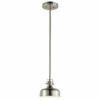 Deals 🔔 Kichler Lighting Transitional 1-light Brushed Nickel LED Mini Pendant - Brushed Nickel ⭐ -Kichler Lighting Shop unnamed file 2303