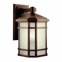 Coupon 🌟 Kichler Lighting Cameron Collection 1-light Prairie Rock Fluorescent Wall Lantern ⌛