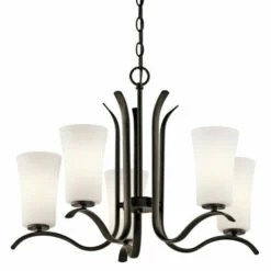 Best deal ✨ Kichler Lighting Armida Collection 5-light Olde Bronze LED Chandelier 👏