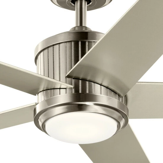 Top 10 π Kichler Lighting Kichler Brahm 56 Inch LED Ceiling Fan Brushed Stainless Steel With Silver And Walnut Blades π 4 Top 10 π Kichler Lighting Kichler Brahm 56 Inch LED Ceiling Fan Brushed Stainless Steel With Silver And Walnut Blades π - Image 2