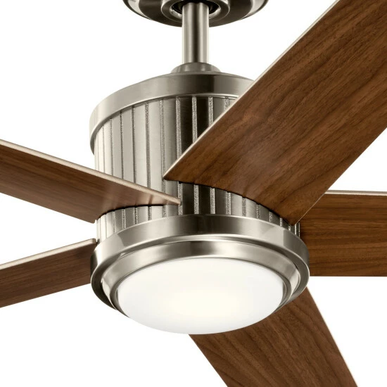 Top 10 π Kichler Lighting Kichler Brahm 56 Inch LED Ceiling Fan Brushed Stainless Steel With Silver And Walnut Blades π 7 Top 10 π Kichler Lighting Kichler Brahm 56 Inch LED Ceiling Fan Brushed Stainless Steel With Silver And Walnut Blades π - Image 5