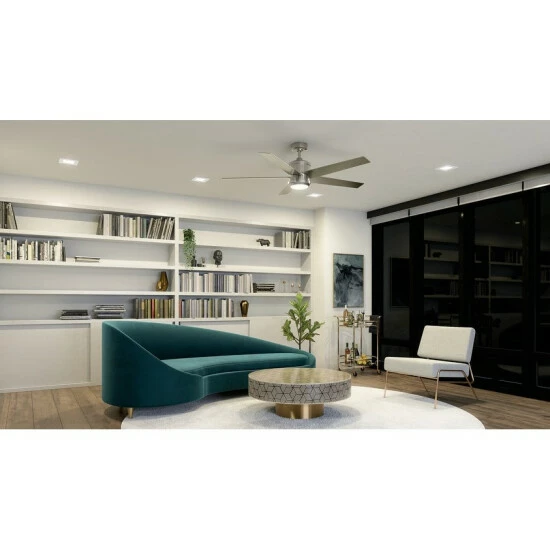 Top 10 π Kichler Lighting Kichler Brahm 56 Inch LED Ceiling Fan Brushed Stainless Steel With Silver And Walnut Blades π 10 Top 10 π Kichler Lighting Kichler Brahm 56 Inch LED Ceiling Fan Brushed Stainless Steel With Silver And Walnut Blades π - Image 8