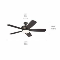 Hot Sale 🤩 Kichler Lighting Crescent 56 Inch Integrated LED Indoor Olde Bronze Ceiling Fan 🎉 -Kichler Lighting Shop unnamed file 2365