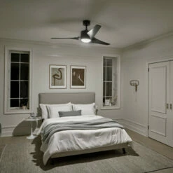 Top 10 🔥 Kichler Lighting Rana Collection 60-inch Satin Black LED Ceiling Fan ✔️ -Kichler Lighting Shop unnamed file 2385