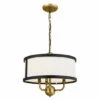Deals 🥰 Kichler Lighting Heddle 15 Inch 3-Light Chandelier Natural Brass And Textured Black 🔔 -Kichler Lighting Shop unnamed file 240