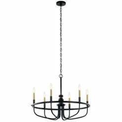 Best deal 🛒 Kichler Lighting Capitol Hill 6-Light Chandelier Black 🔔 -Kichler Lighting Shop unnamed file 2400