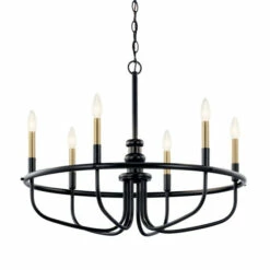 Best deal 🛒 Kichler Lighting Capitol Hill 6-Light Chandelier Black 🔔 -Kichler Lighting Shop unnamed file 2401