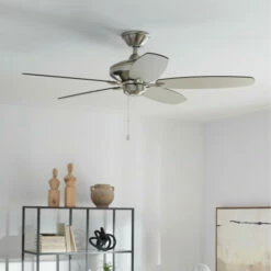 Best Sale 🛒 Kichler Lighting Kichler Renew Energy Star Qualified 52 Inch Ceiling Fan Brushed Stainless Steel With Reversible Blades 🛒 -Kichler Lighting Shop unnamed file 2414