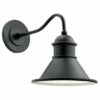 Discount 😀 Kichler Lighting Northland Collection 1-light Black Outdoor Wall Sconce ❤️