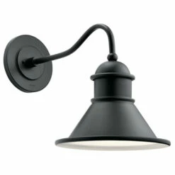 Discount 😀 Kichler Lighting Northland Collection 1-light Black Outdoor Wall Sconce ❤️