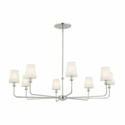 Top 10 ❤️ Kichler Lighting Pallas 8-Light Polished Nickel Chandelier - 42.75 In ⭐