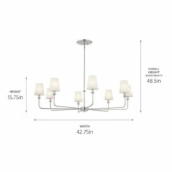 Top 10 ❤️ Kichler Lighting Pallas 8-Light Polished Nickel Chandelier - 42.75 In ⭐ -Kichler Lighting Shop unnamed file 2451