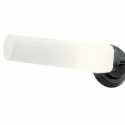 New 😍 Kichler Lighting Truby 25.75 In. 2-Light Black Vanity Light With Satin Etched Cased Opal Glass ⌛ -Kichler Lighting Shop unnamed file 2465