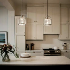 Outlet 💯 Kichler Lighting Transitional 1-light Brushed Nickel Mini Pendant - Brushed Nickel 🧨 -Kichler Lighting Shop unnamed file 2495