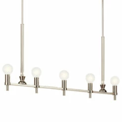 Cheapest 👍 Kichler Lighting Torvee 41 In. 5-Light Polished Nickel Linear Chandelier 🤩 -Kichler Lighting Shop unnamed file 2499