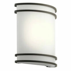 Best deal 🧨 Kichler Lighting Utilitarian 1-light Olde Bronze LED Wall Sconce ⌛