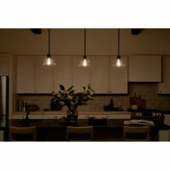 Outlet 😉 Kichler Lighting Eastmont 1-Light Black Vintage Industrial Mini Pendant Light With Clear Glass ✔️ -Kichler Lighting Shop unnamed file 2534